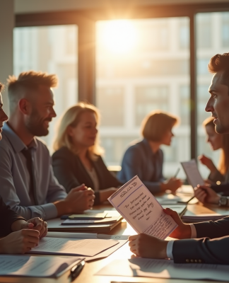 Motifs valables d’absence : connaître les raisons autorisées de manquer au travail Environnement de bureau professionnel avec un groupe diversifié